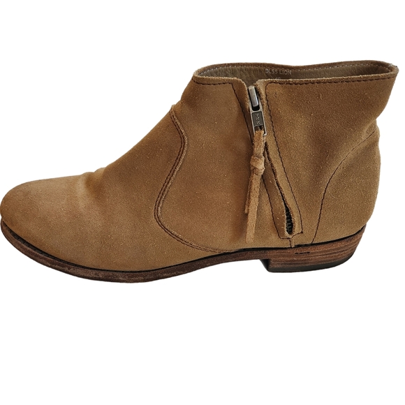 Blackstone DL55 Lion Tan Genuine Suede Booties - Picture 4 of 8